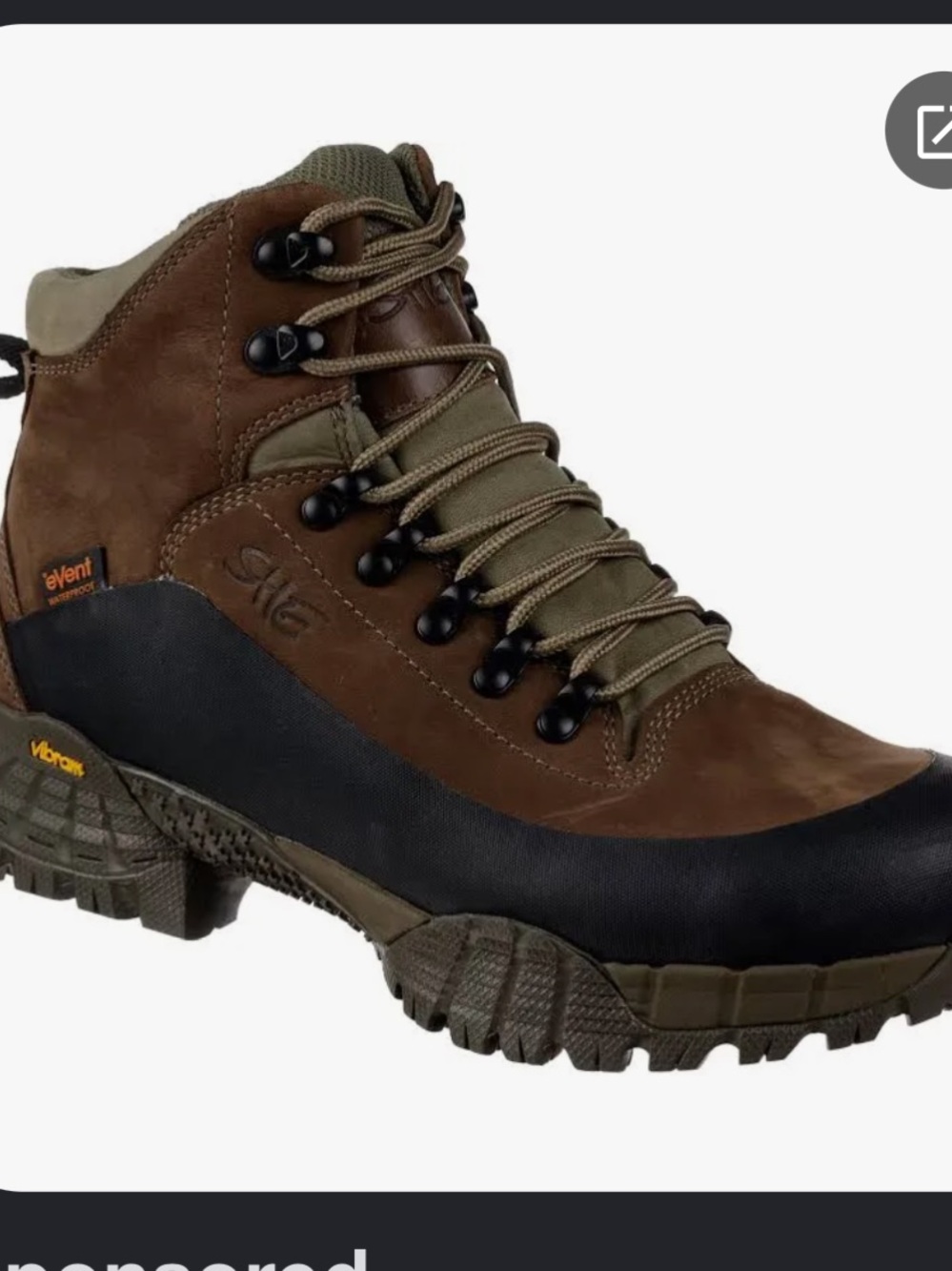 SHE Outdoor Bass Pro Mountain Hiker Waterproof Hunting Boots - Brown